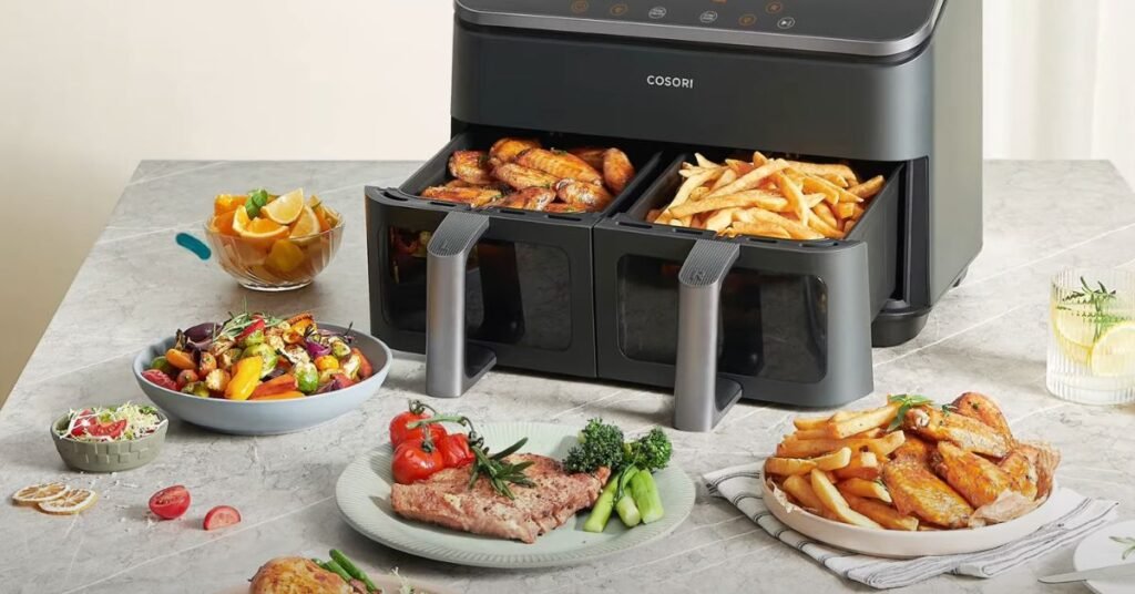 Under $200: 2025’s Ultimate Dual Basket Air Fryer—Why 85% Switched Fast! 4 Dual Basket Air Fryer showcasing its spacious 9-quart capacity